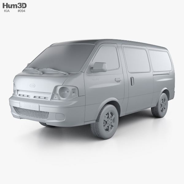 Kia Pregio 2003 3d Model