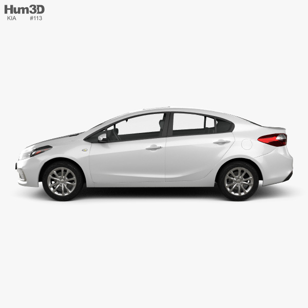 Kia K3 CN-spec sedan 2018 3D model - Vehicles on Hum3D