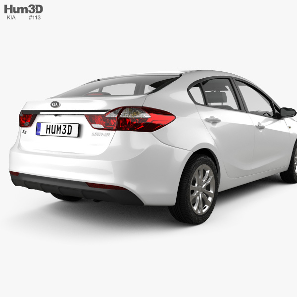 Kia K3 CN-spec sedan 2018 3D model - Vehicles on Hum3D