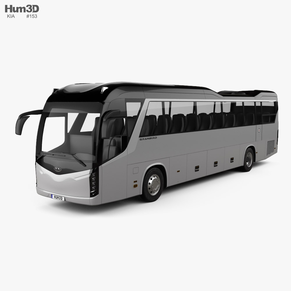 Kia Granbird Bus 2021 3D model - Vehicles on Hum3D