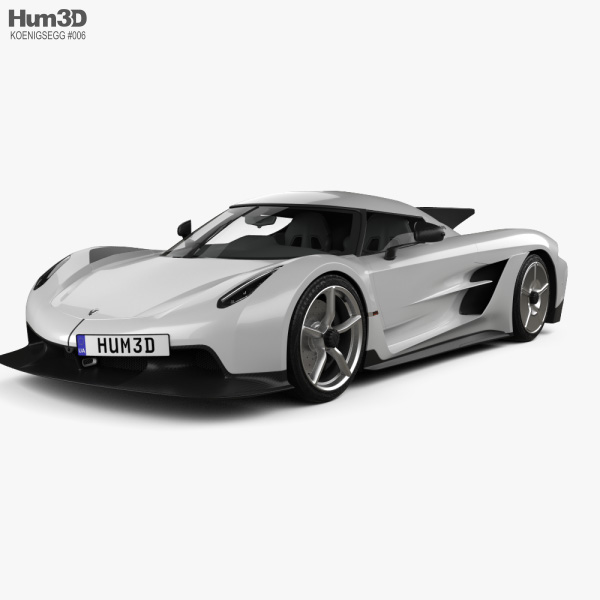 Koenigsegg Jesko Absolut 2020 3D model - Vehicles on Hum3D