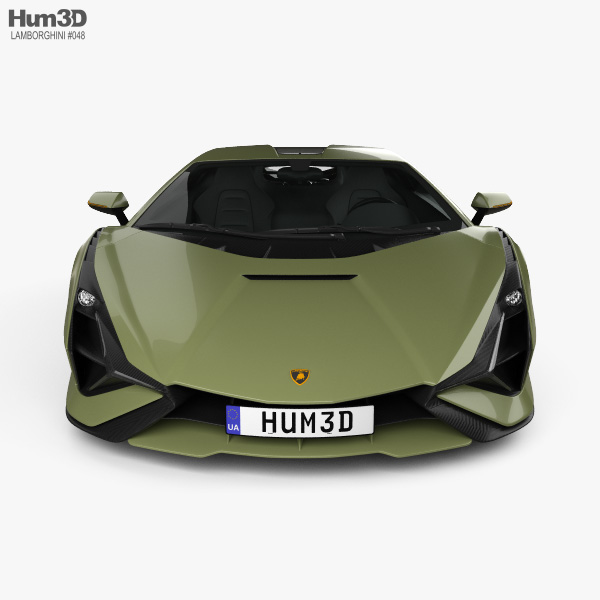Lamborghini Sian Blueprint - Free Supercar Picture HD
