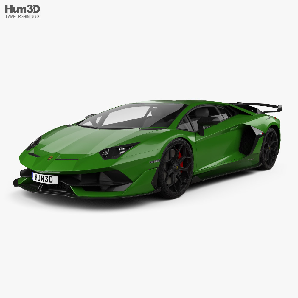 Lamborghini Aventador Svj Coupe 2019 3d Model Vehicles On Hum3d