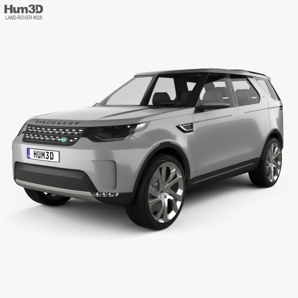 Land Rover Discovery Vision 2014 3D model - Hum3D