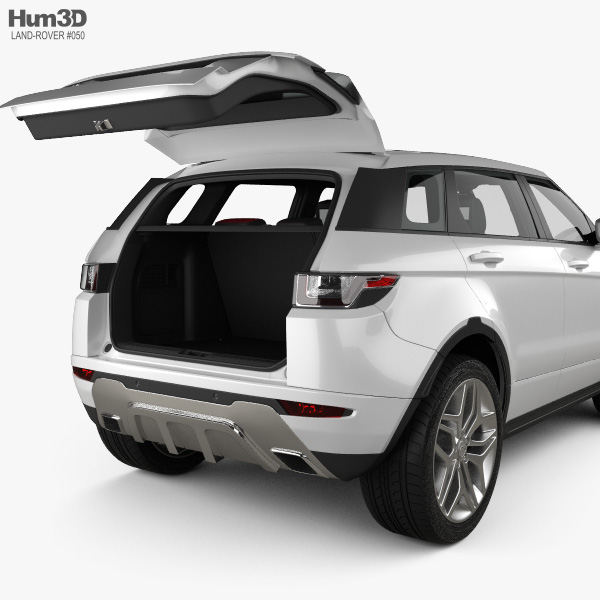Land Rover Range Rover Evoque Hse 5 Door With Hq Interior 2015 3d Model