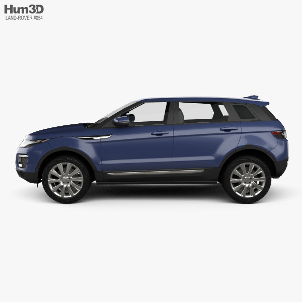 Land Rover Range Rover Evoque Se 5 Door 2015 3d Model Vehicles