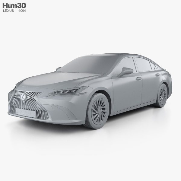 Lexus Es 300h 2019 3d Model Vehicles On Hum3d