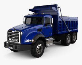 Mack Granite Dump Truck 2002 3D model