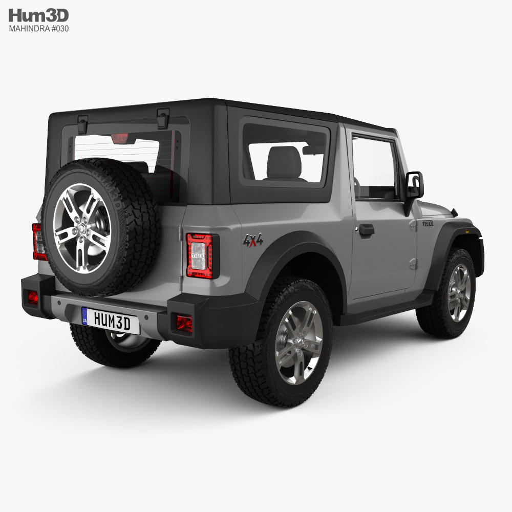 Mahindra Thar 2020 3D model - Vehicles on Hum3D