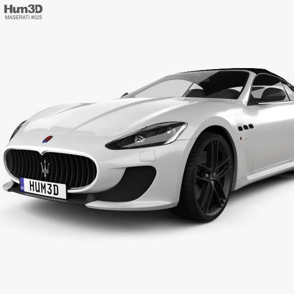 Maserati GranCabrio MC 2013 3D model - Hum3D Maserati GranCabrio MC 2013 3D model - Hum3D