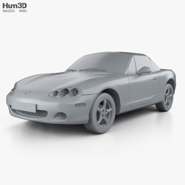 Mazda Mx 5 1998 3d Model Vehicles On Hum3d