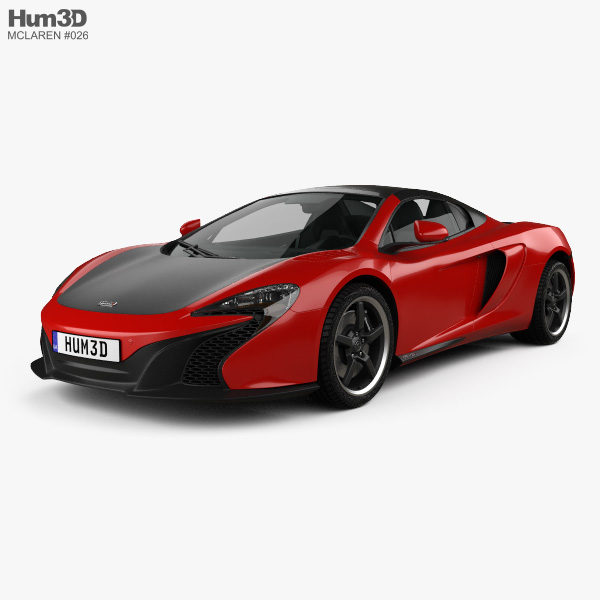 Mclaren 650s Can Am With Hq Interior 2016 3d Model