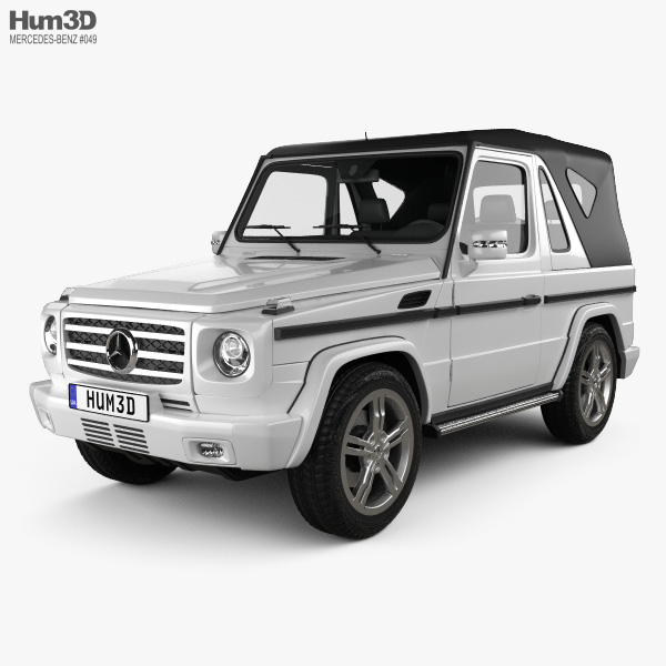 Mercedes Benz G Class Cabriolet 3 Door 2011 3d Model Vehicles On