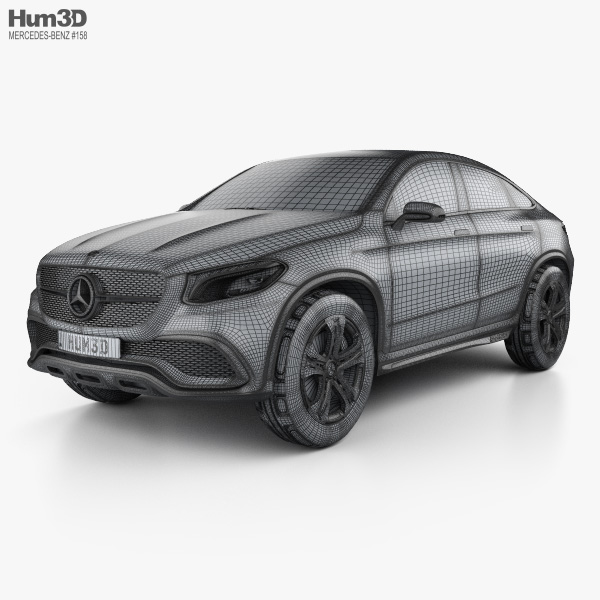 Mercedes Benz Coupe Suv 2014 3d Model Vehicles On Hum3d
