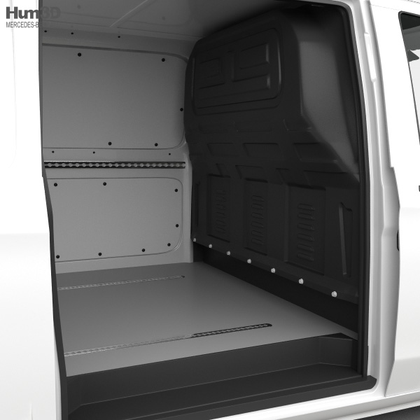 Mercedes Benz Metris Panel Van With Hq Interior 2014 3d Model