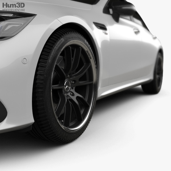 Mercedes Benz Amg Gt53 4 Door Coupe 2019 3d Model Vehicles On Hum3d