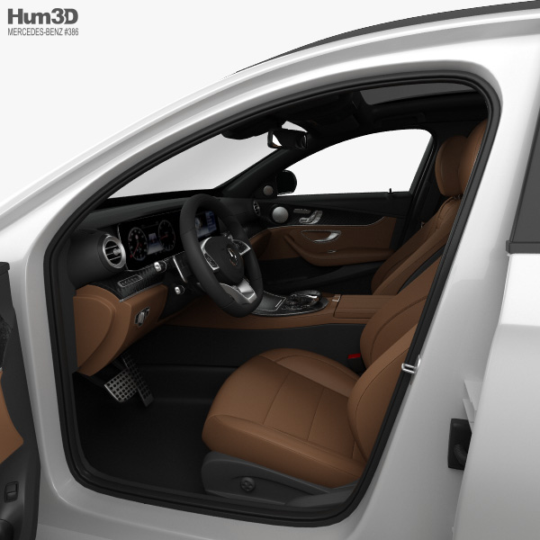 Mercedes Benz E Class Amg Line Estate With Hq Interior 2016 3d Model