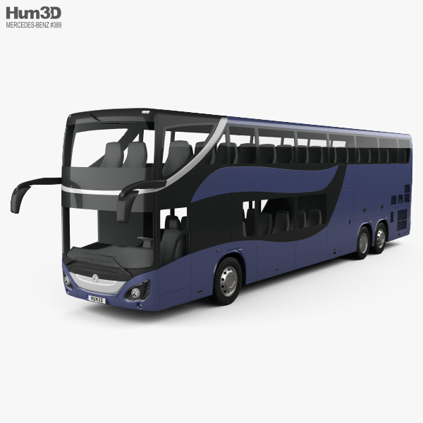 Mercedes Benz Mcv 800 Double Decker Bus 2019 3d Model Vehicles On Hum3d