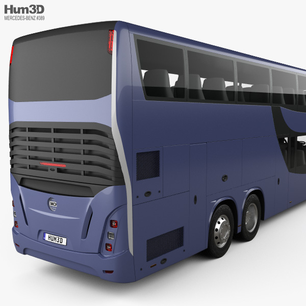 Mercedes Benz Mcv 800 Double Decker Bus 2019 3d Model Vehicles