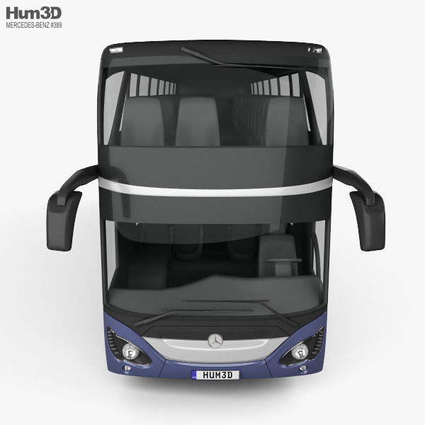 Mercedes Benz Mcv 800 Double Decker Bus 2019 3d Model Vehicles