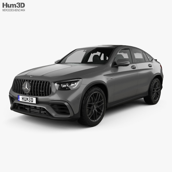Mercedes Benz Glc Class C253 Amg Coupe 2019 3d Model