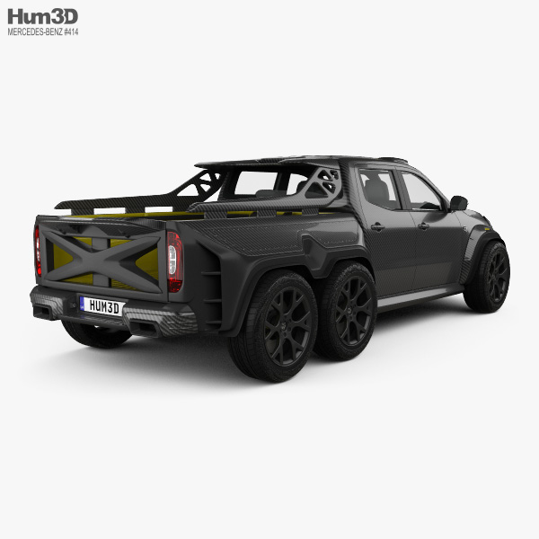 Mercedes Benz X Class Carlex Exy Monster X 6x6 2019 3d Model Vehicles On Hum3d