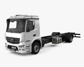 Mercedes-Benz Actros Classic Space M-cab Chassis Truck 2-axle 2024 3D model