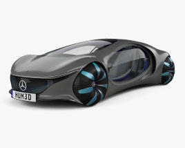 Mercedes-Benz Vision AVTR with HQ interior 2023 3D model
