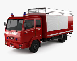 Mercedes-Benz 1117 Fire Truck 1996 3D model