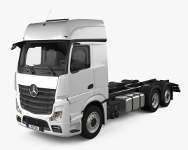 Mercedes-Benz Actros L-Cab Stream Space 2.50m Chassis Truck 2024 3D model