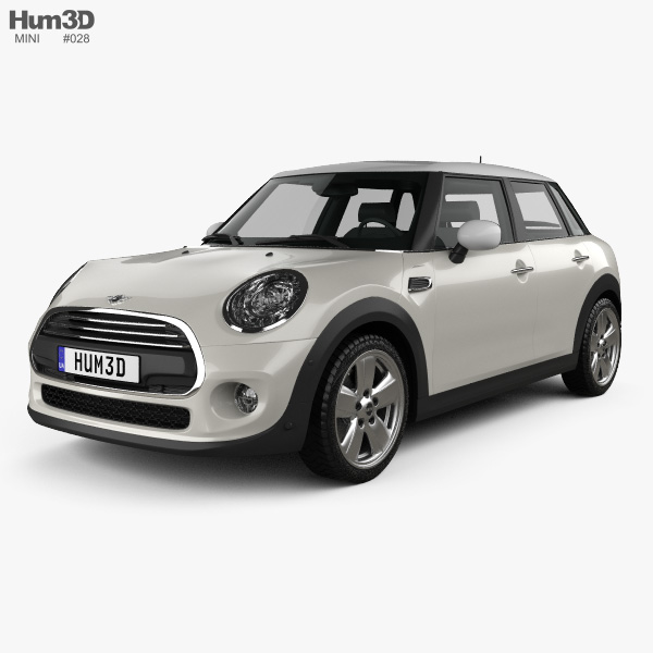 Mini Cooper 5 Door 2014 3d Model Vehicles On Hum3d