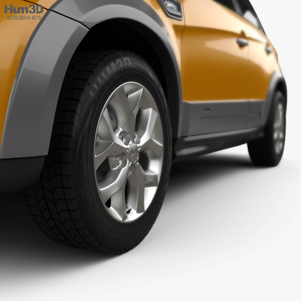 Mitsubishi Asx Outdoor 2015 3d Model Vehicles On Hum3d
