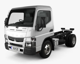 Mitsubishi Fuso Canter Superlow City Cab Chassis Truck L1 2019 3D model