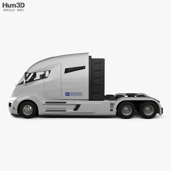 Nikola One Tractor Truck 2016 3d Model Vehicles On Hum3d