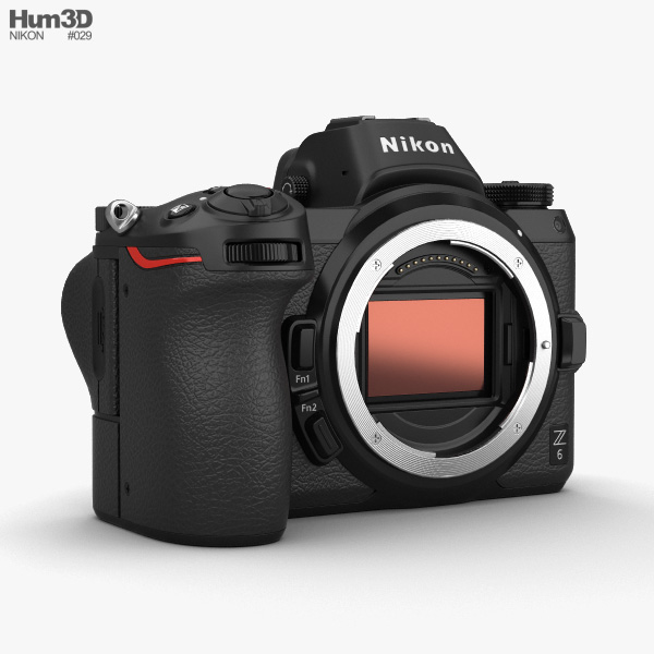 Nikon Z6 3D model Electronics on Hum3D