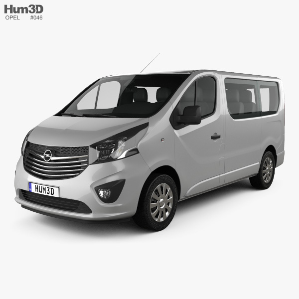 Opel Vivaro Passenger Van 2014 3D model 