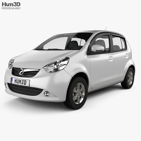 Perodua MyVi 2012 3D model - Vehicles on Hum3D