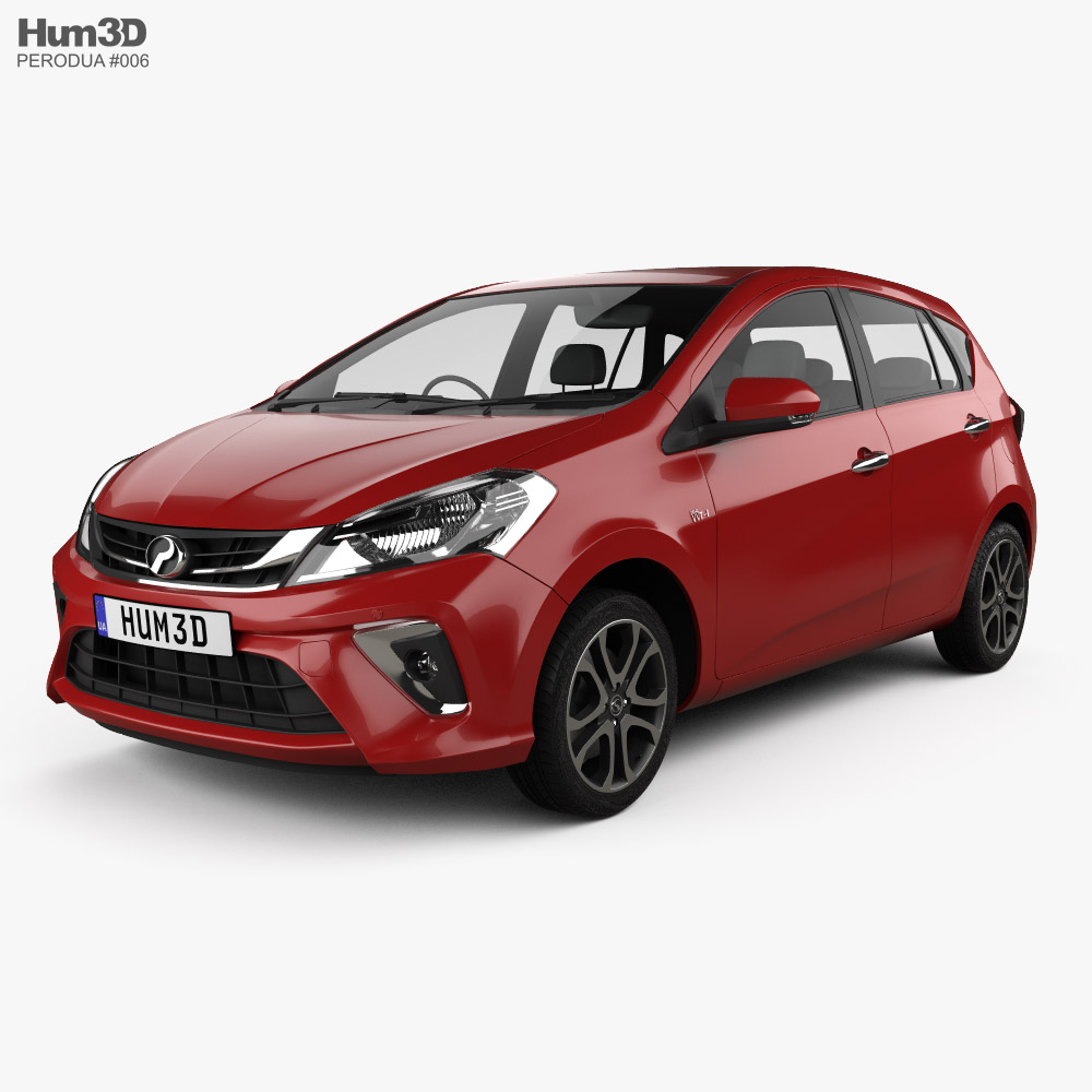 Perodua Myvi 2018 3d Model Vehicles On Hum3d