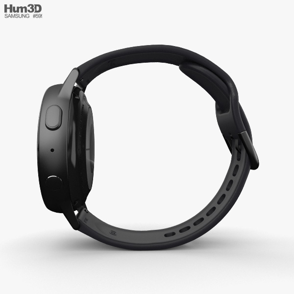 Samsung Galaxy Watch Active 2 44mm Aluminium Aqua Black 3d Model Electronics On Hum3d