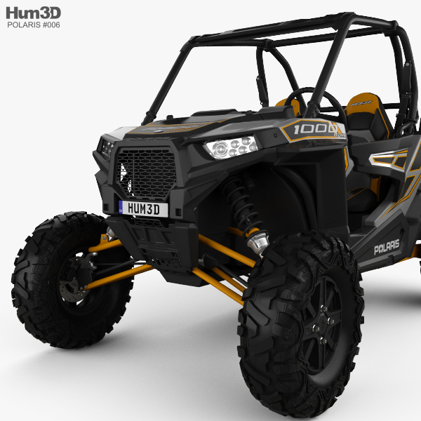 Polaris Ranger Rzr 1000 2015 3d Model