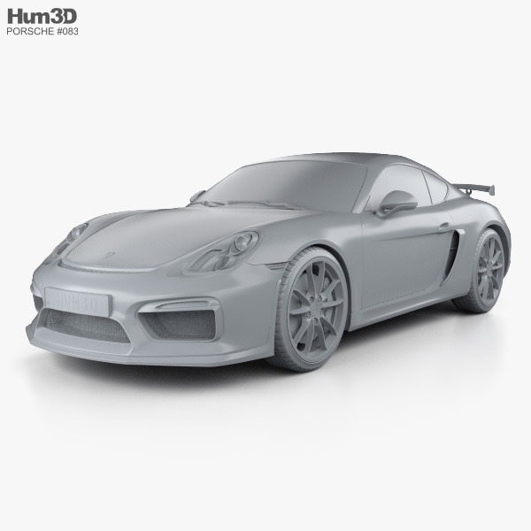 Porsche Cayman Gt4 2014 3d Model Vehicles On Hum3d