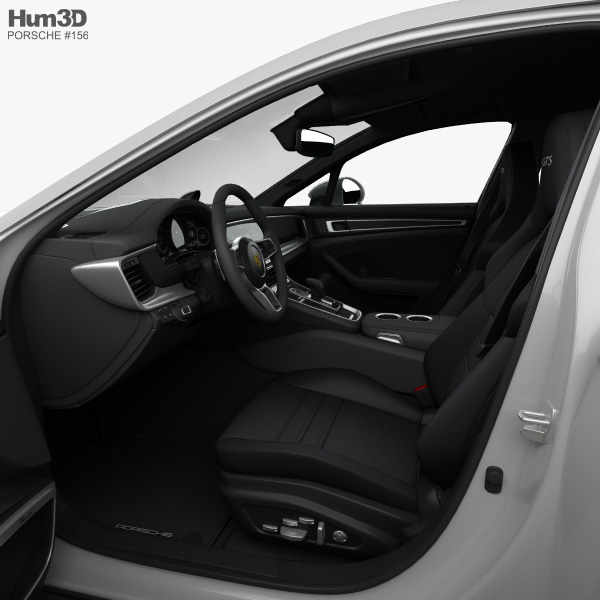 Porsche Panamera Gts With Hq Interior 2019 3d Model