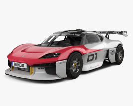 Porsche Mission R 2022 3D model