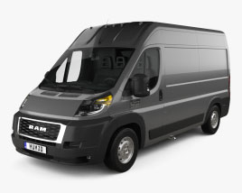 Ram ProMaster Cargo Van L2H2 2022 3D model