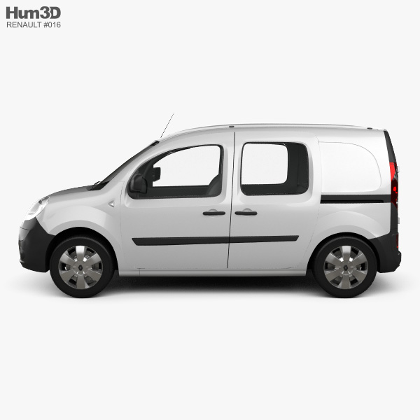 Renault Kangoo Van 2 Side Doors Glazed 11 3d Model Vehicles On Hum3d