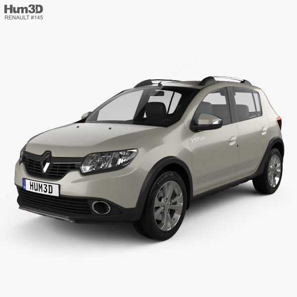 Renault Sandero Stepway 2014 3d Model Vehicles On Hum3d