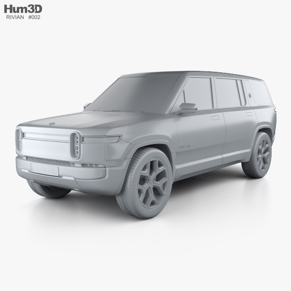 Rivian R1S 2019 3D model Vehicles on Hum3D