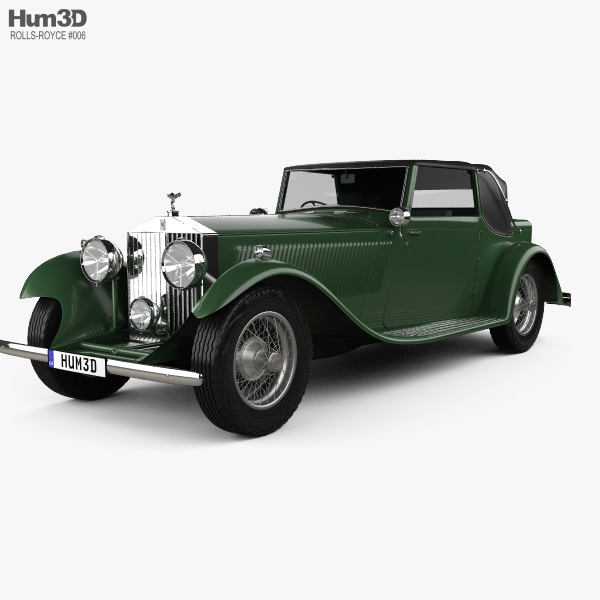 Rolls Royce Phantom Ii Continental 1933 3d Model