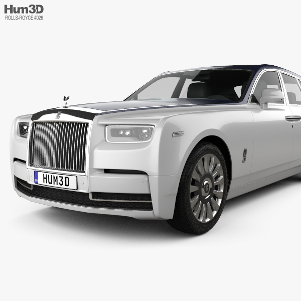 Rolls Royce Phantom 2018 3d Model Hum3d