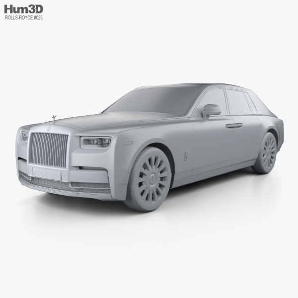 Rolls Royce Phantom 2018 3d Model Hum3d
